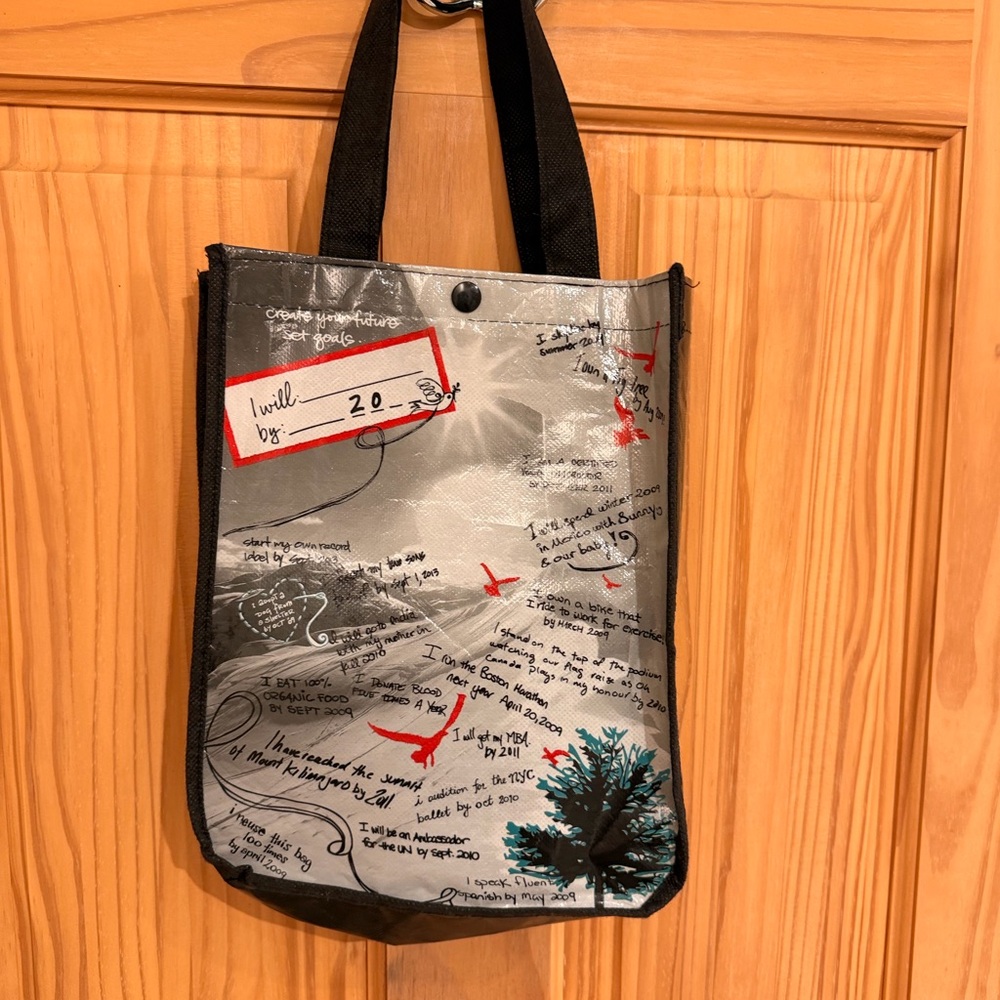 Vintage lululemon small reusable tote bag